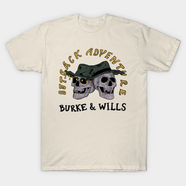 Burke & Wills: Outback Adventures T-Shirt by alowerclass